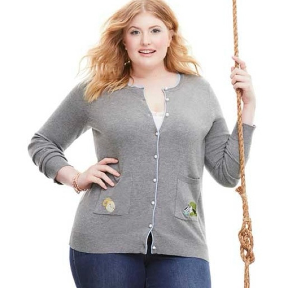 Disney Her Universe Hatter & Pocket Watch Cardigan